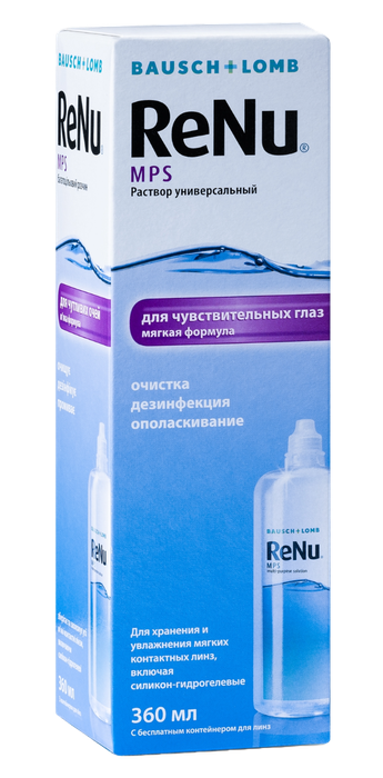 Универсальный раствор ReNu<sup class="reg">®</sup> MPS, 360 мл - фото