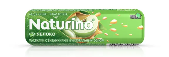 Натурино пастилки с витаминами и натуральным соком яблока № 8 - фото