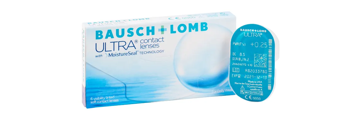 Контактные линзы ежемесячной замены BАUSCH + LOMB ULTRA<sup class="reg">®</sup>, 6 шт. - фото